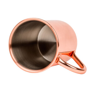 Mug métal personnalisable cuivré