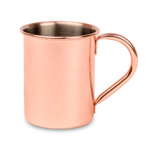 Mug personnalisable en métal cuivré