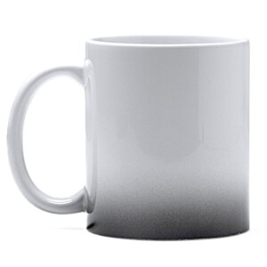 MugFD noir brillant Mug céramique culot noir à personnaliser par sublimation 330 ml